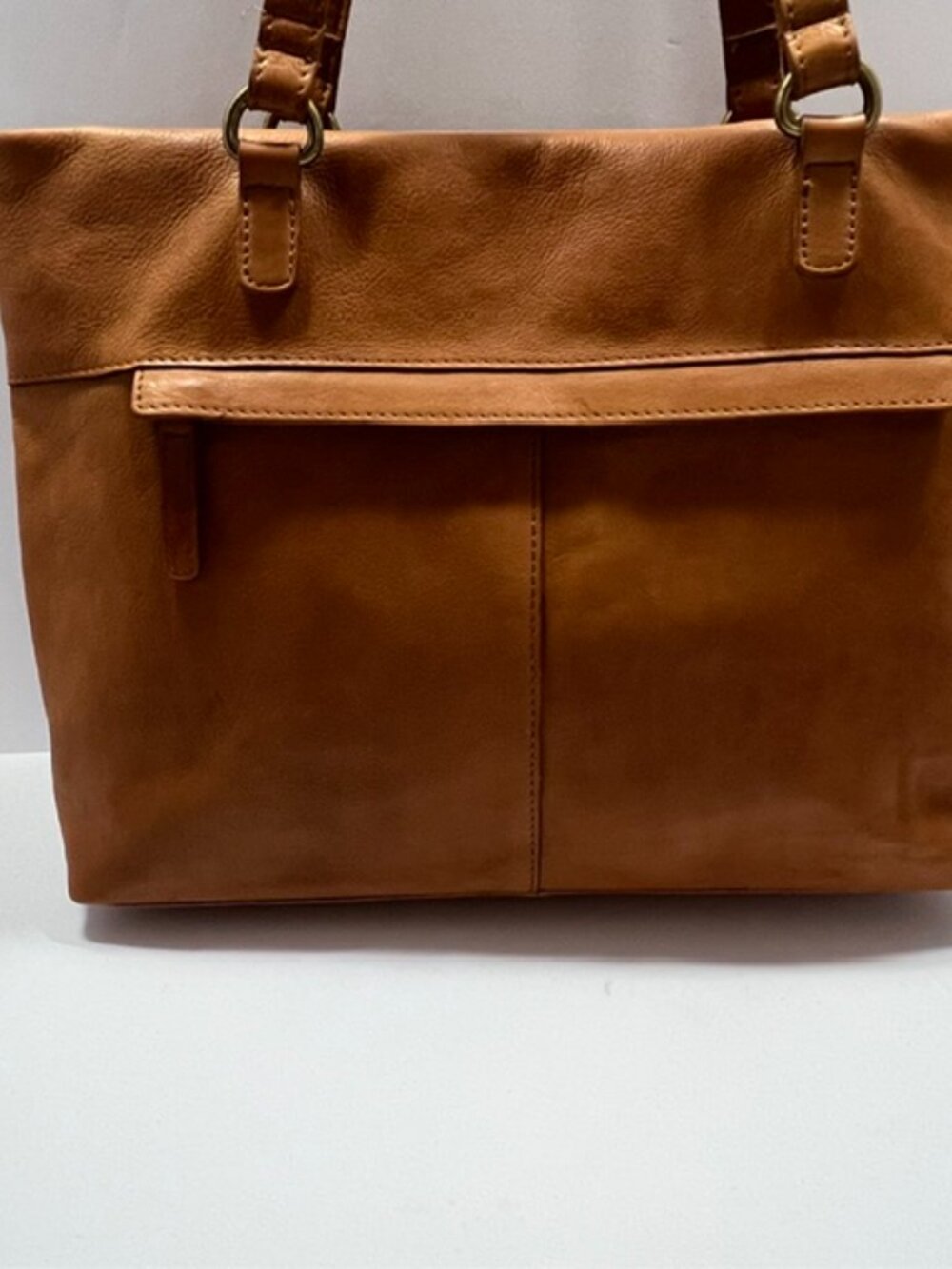 Vilenca Holland Soft Leather Shoulder Tote Bag - Picture 3 of 8